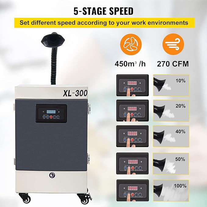 Fumego XL-300 330W Fume Extractor
