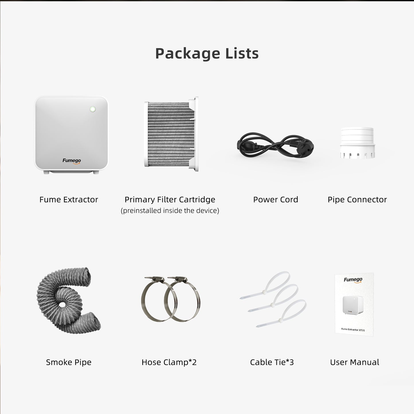 Fume Extractor Filter for XT35