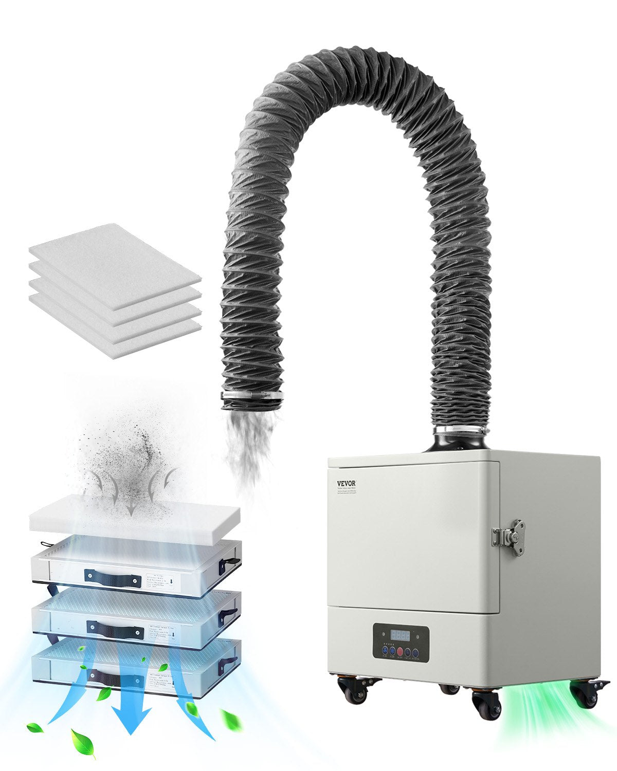 (VEVOR) Fume Extractor Filter for XF250/XF180/DX2000/DX2000II – Fumego
